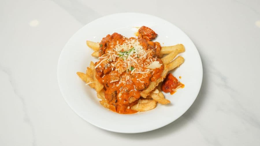 Butter Chicken Poutine - Saffron 7